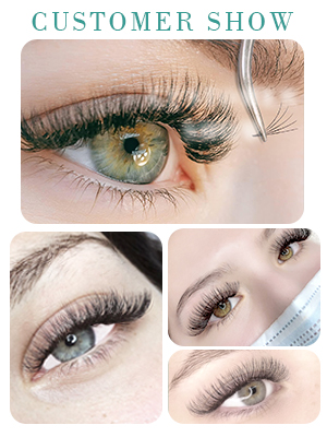 Private Label Long Stem Premade Fan Lashes Extension Vendors